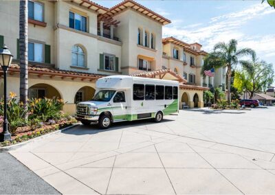 Camarillo Bus park in front of Camarillo Building